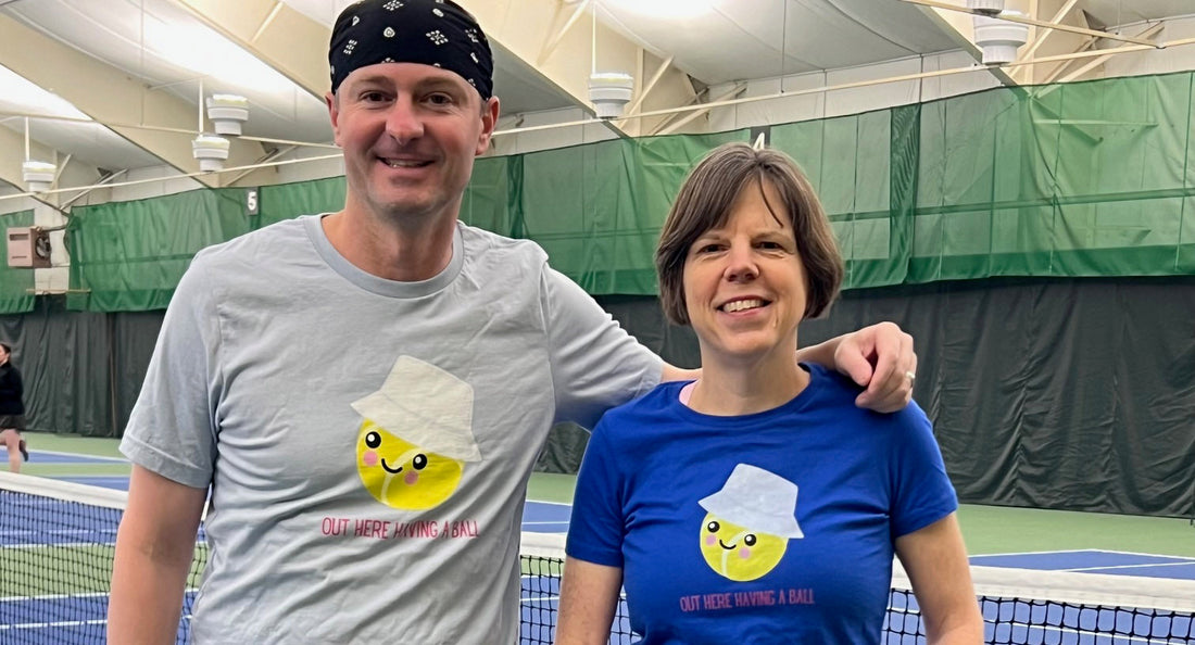 Matching Shirts, Winning Game: How Brad and Amy Dominated Mixed Doubles