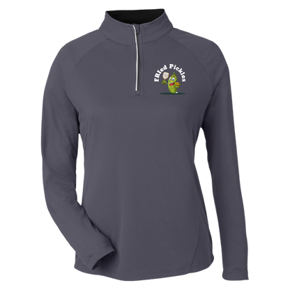 FRIed Pickles Travis Pointe Quarter Zip UV Protective Moisture-Wicking Shirt