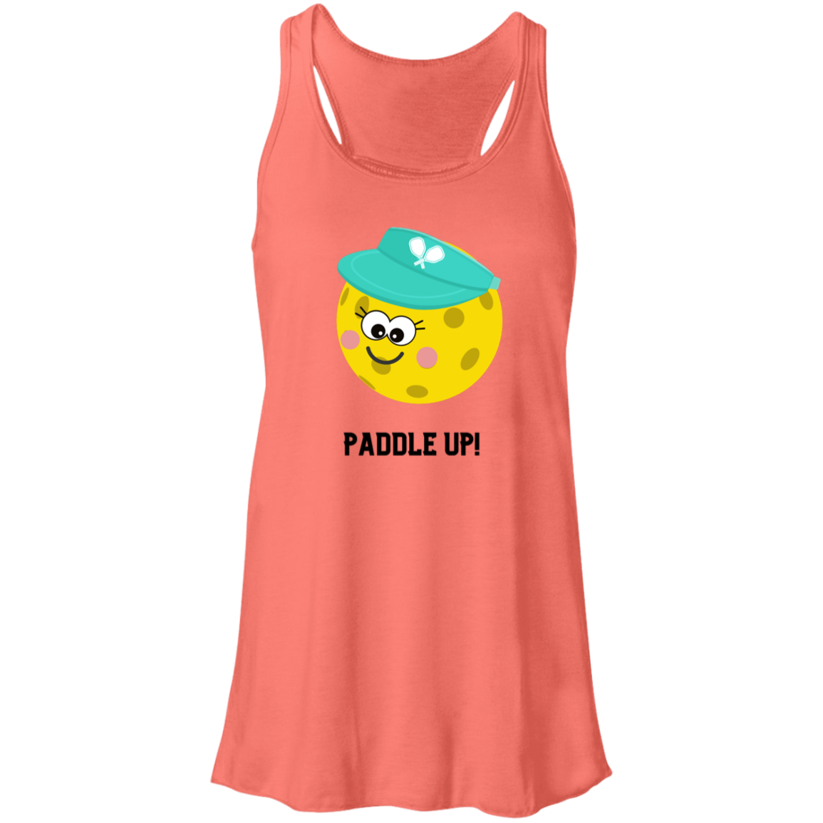 "Paddle Up" Ladies Flowy Racerback Tank