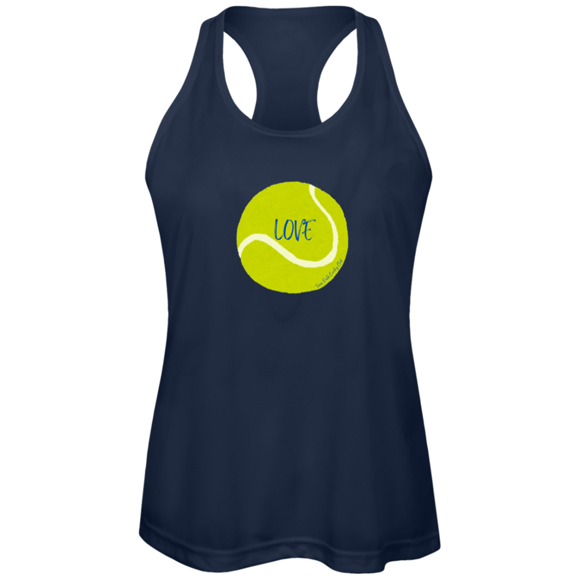 "Love" Travis Pointe Country Club Racerback Performance Tank