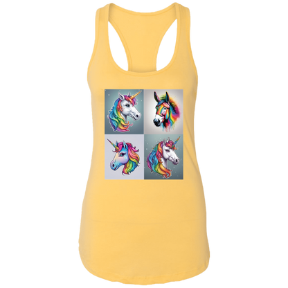 Unicorn & Donkey Delight Tank Top (Fitted Style)