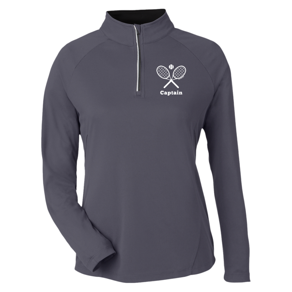 Tennis Captain Women's Quarter Zip UV Protective Moisture-Wicking Shirt