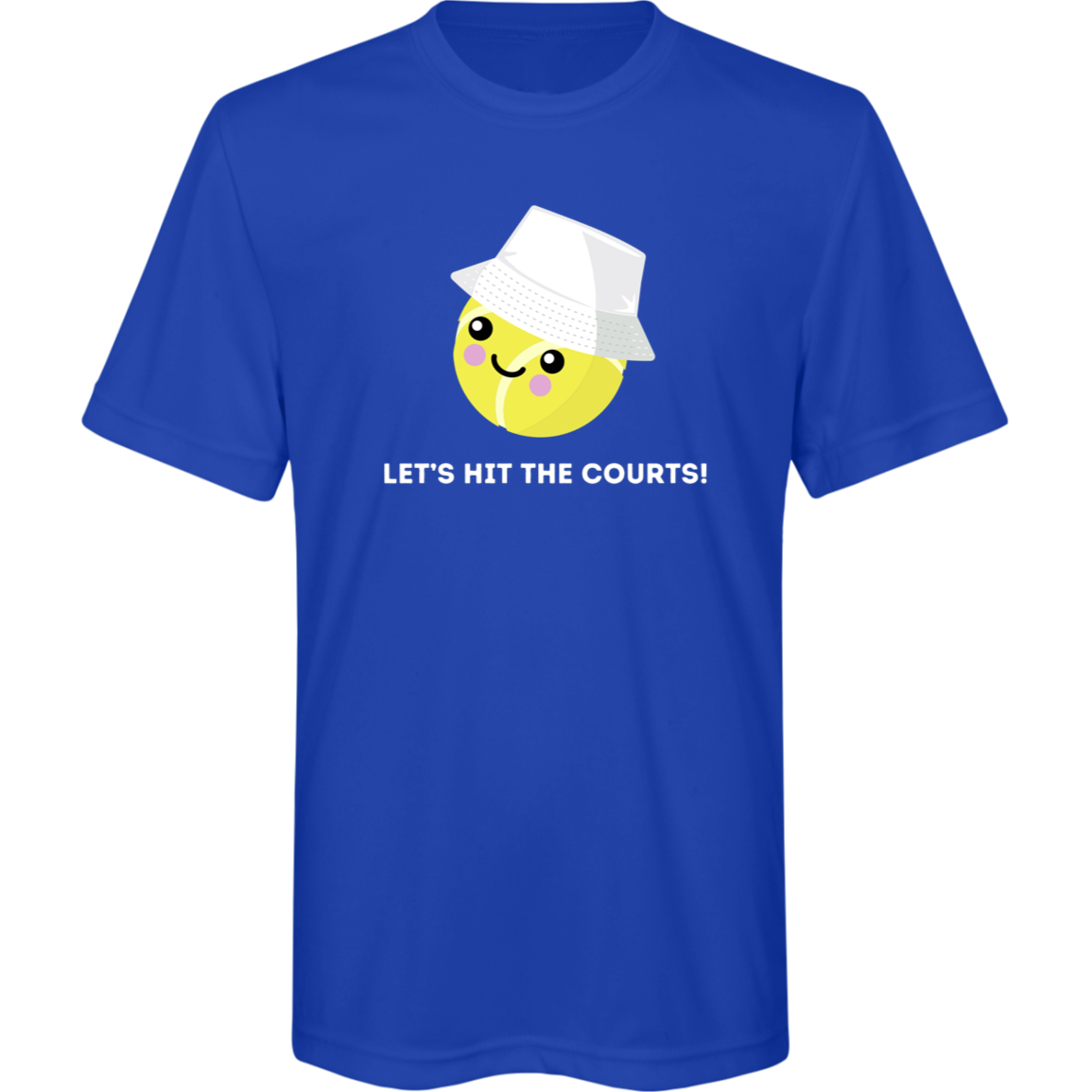 "Let's Hit the Courts" Youth Performance T-Shirt