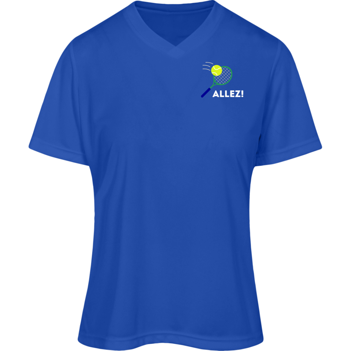 Allez! Women's Performance Moisture Wicking V-Neck Shirt