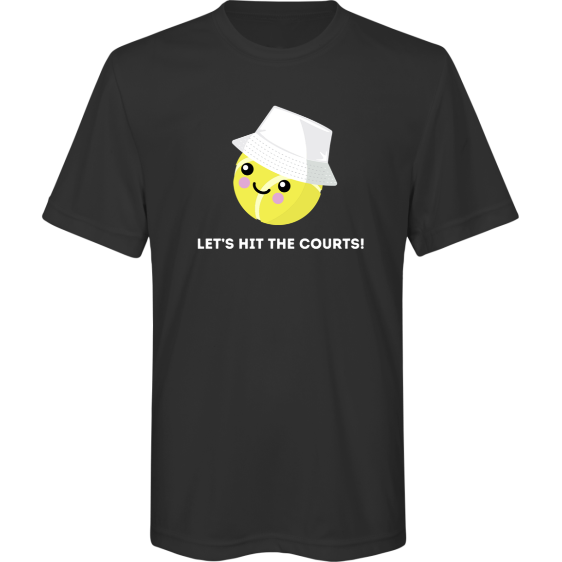 "Let's Hit the Courts" Youth Performance T-Shirt