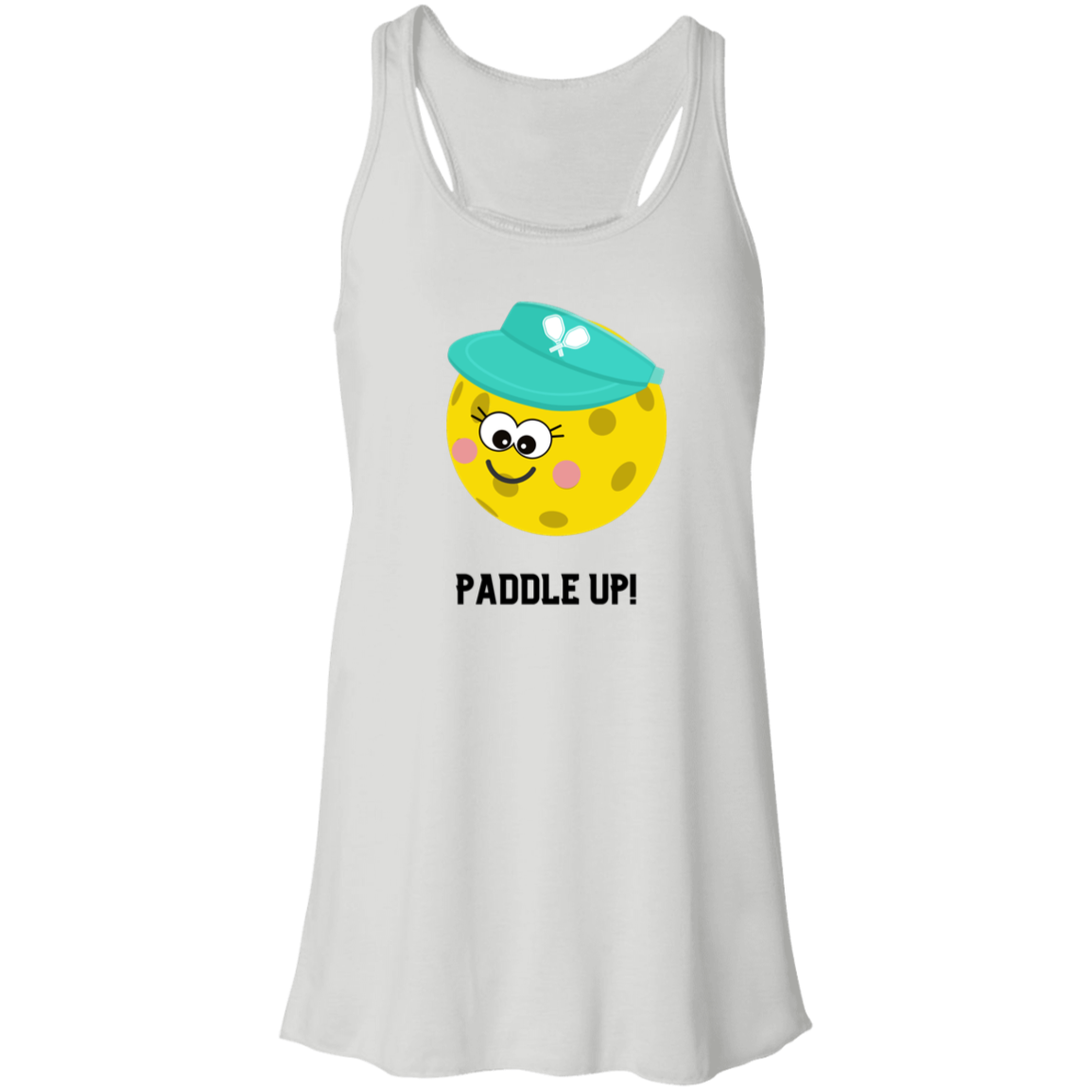 "Paddle Up" Ladies Flowy Racerback Tank