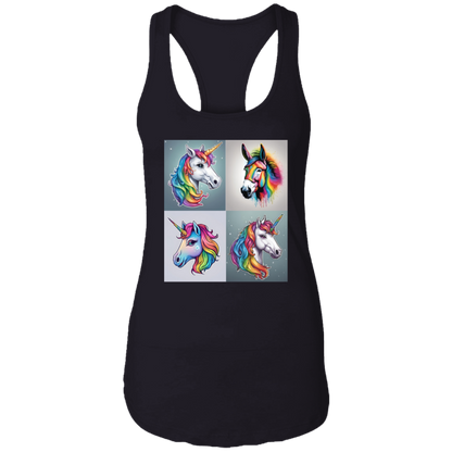 Unicorn & Donkey Delight Tank Top (Fitted Style)