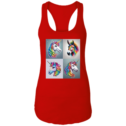 Unicorn & Donkey Delight Tank Top (Fitted Style)