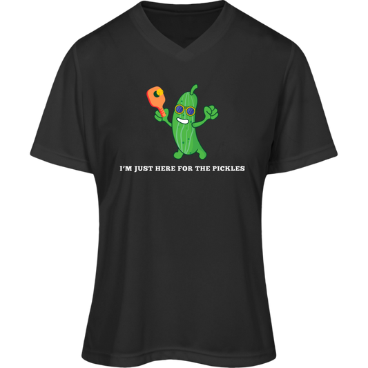 "I'm Just Here for the Pickles" Women's Pickleball Performance Shirt