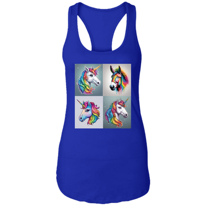 Unicorn & Donkey Delight Tank Top (Fitted Style)