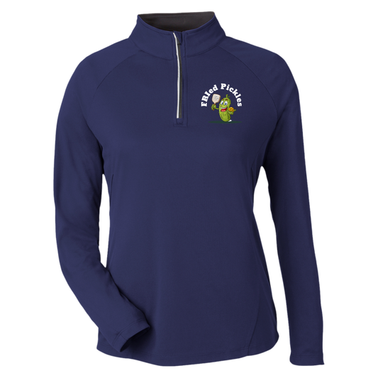 FRIed Pickles Travis Pointe Quarter Zip UV Protective Moisture-Wicking Shirt