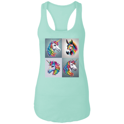 Unicorn & Donkey Delight Tank Top (Fitted Style)