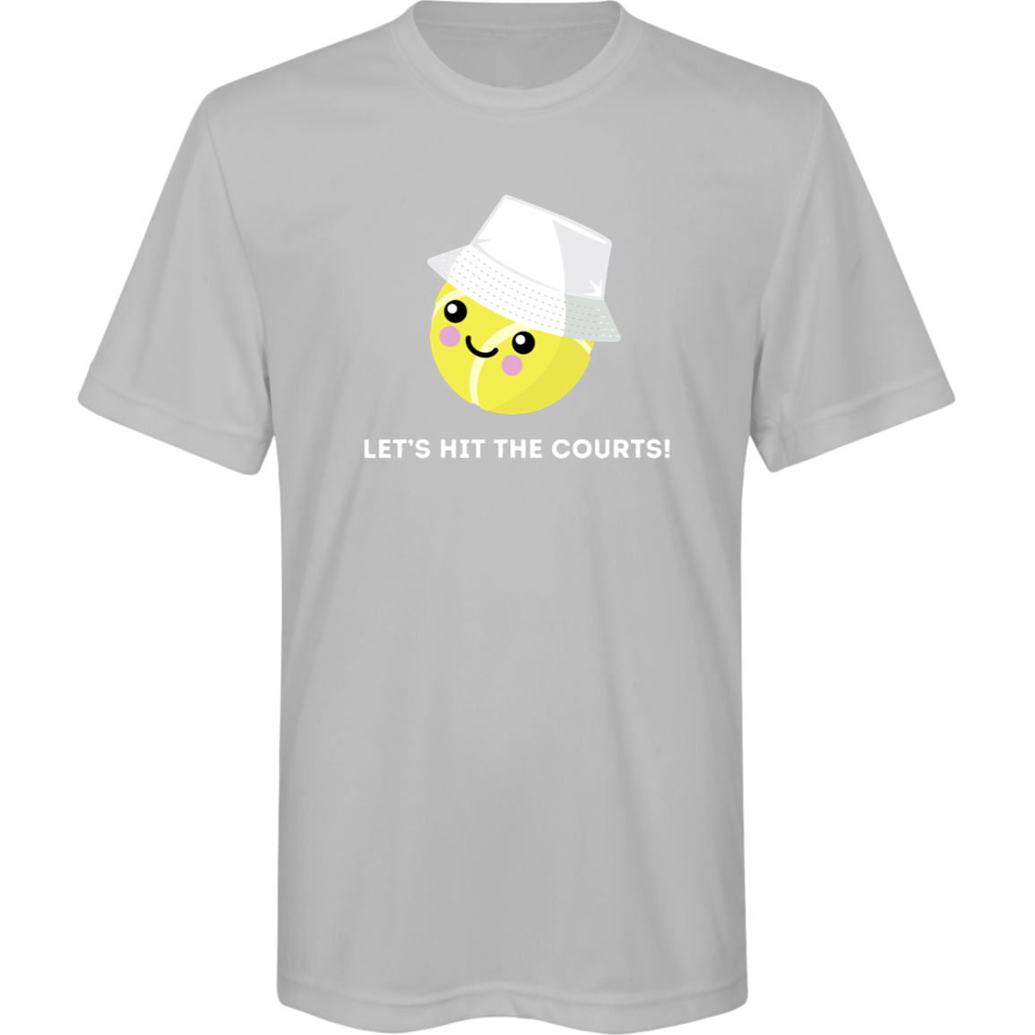 "Let's Hit the Courts" Youth Performance T-Shirt