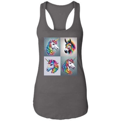 Unicorn & Donkey Delight Tank Top (Fitted Style)