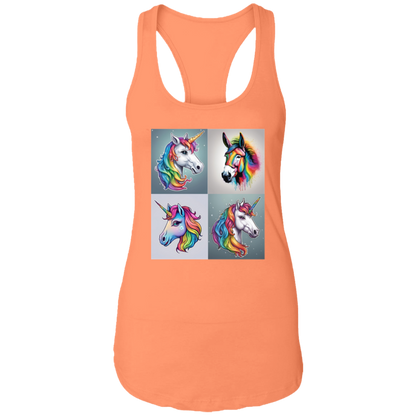 Unicorn & Donkey Delight Tank Top (Fitted Style)