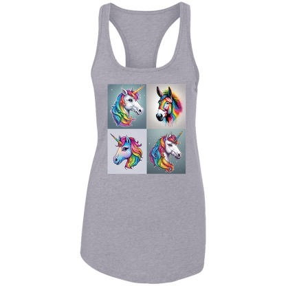 Unicorn & Donkey Delight Tank Top (Fitted Style)