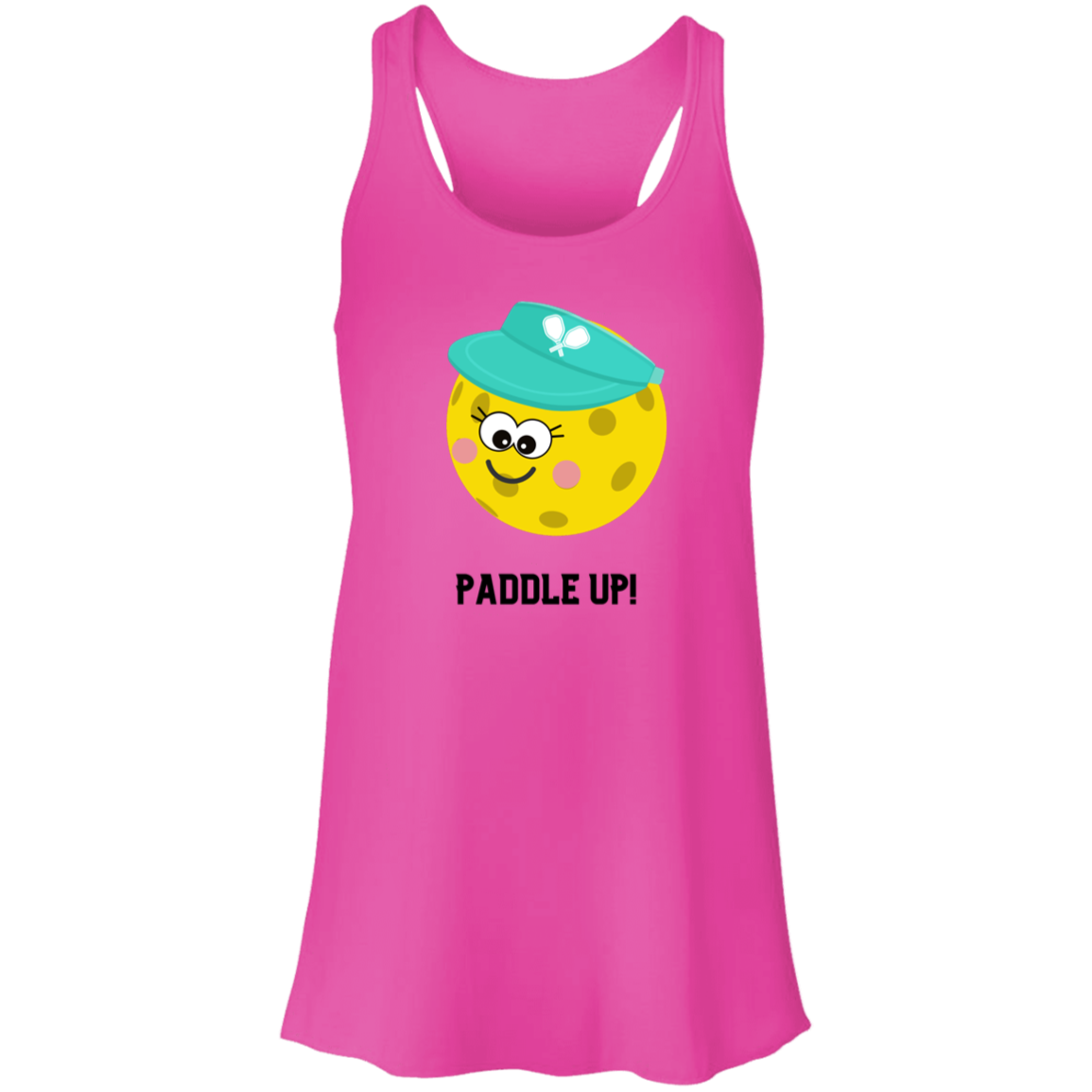 "Paddle Up" Ladies Flowy Racerback Tank