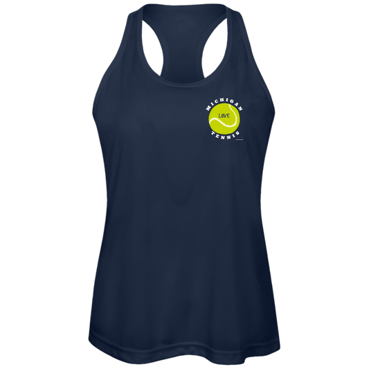 Michigan Tennis Performance Tank - Love - Small Ball