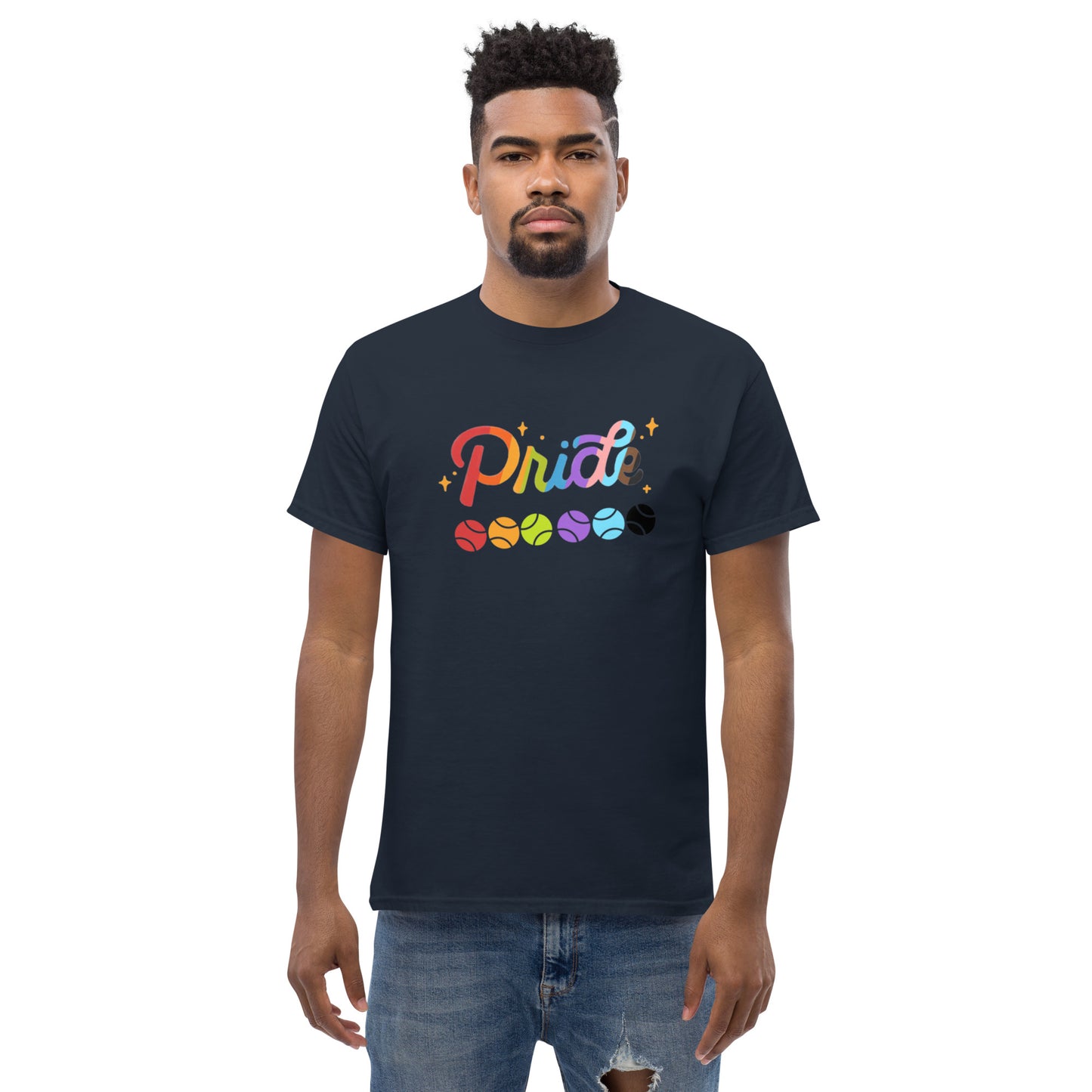 Camiseta clásica con tema del orgullo para hombre