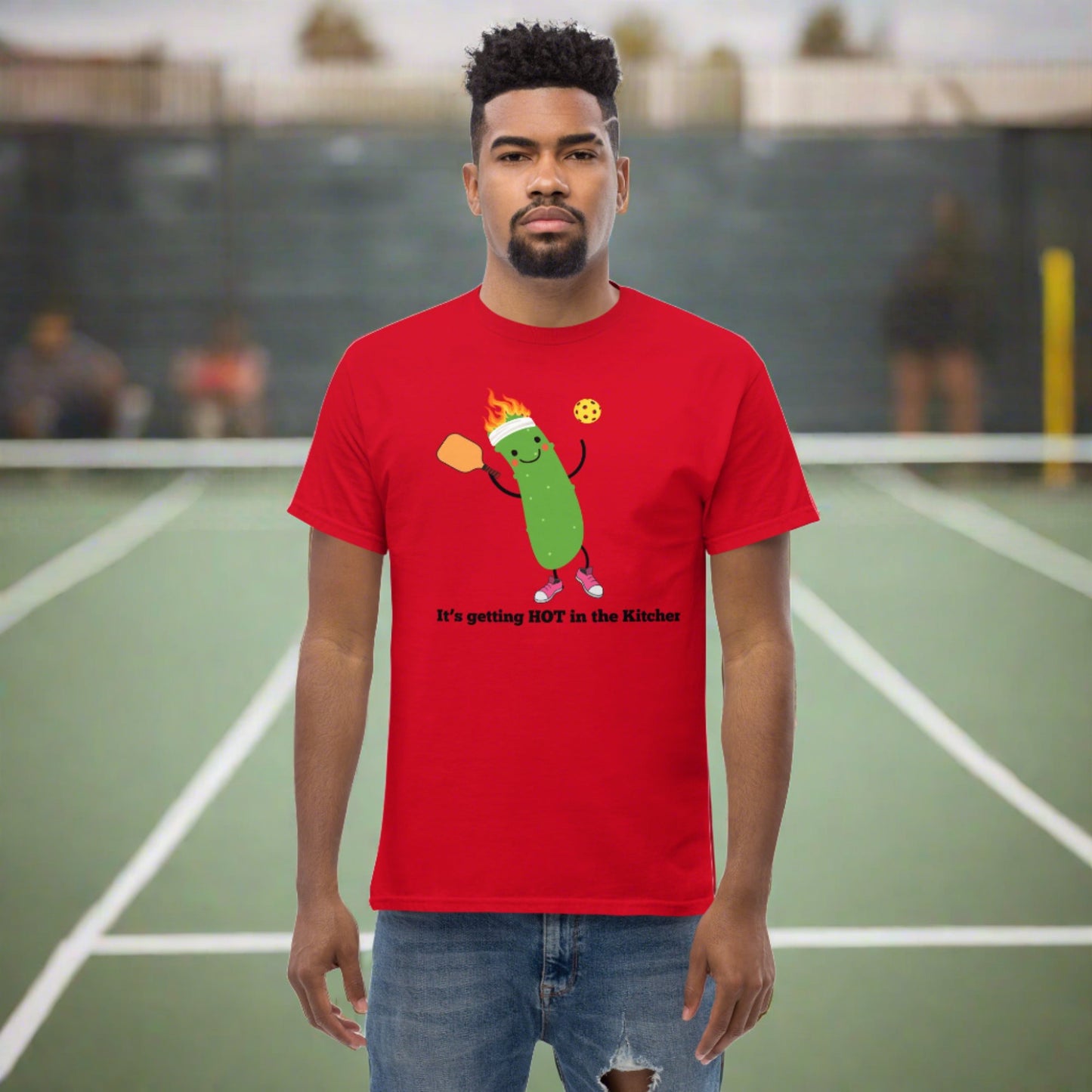 "It's Getting Hot in the Kitchen" Pickleball Men's Classic Tee