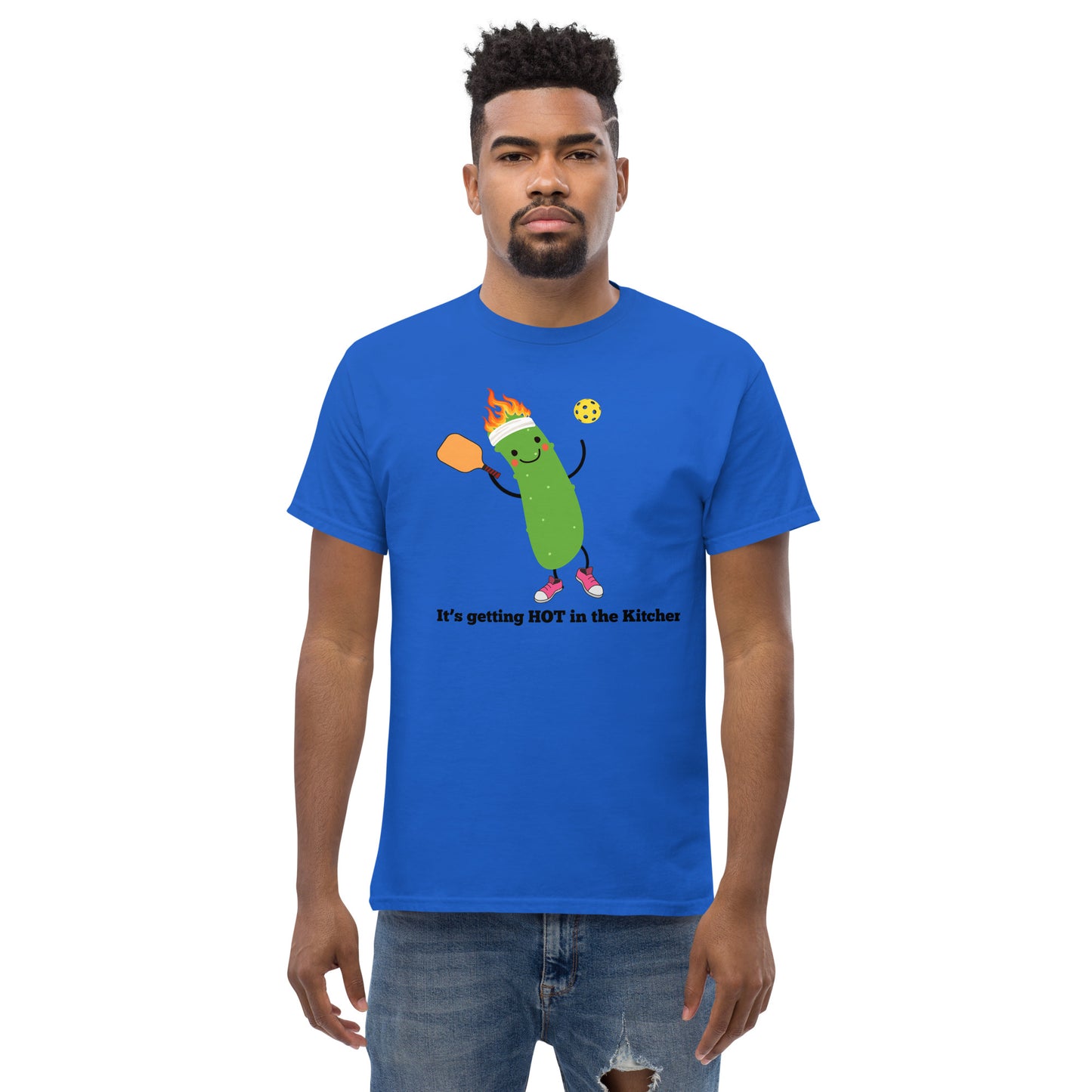 "It's Getting Hot in the Kitchen" Pickleball Men's Classic Tee