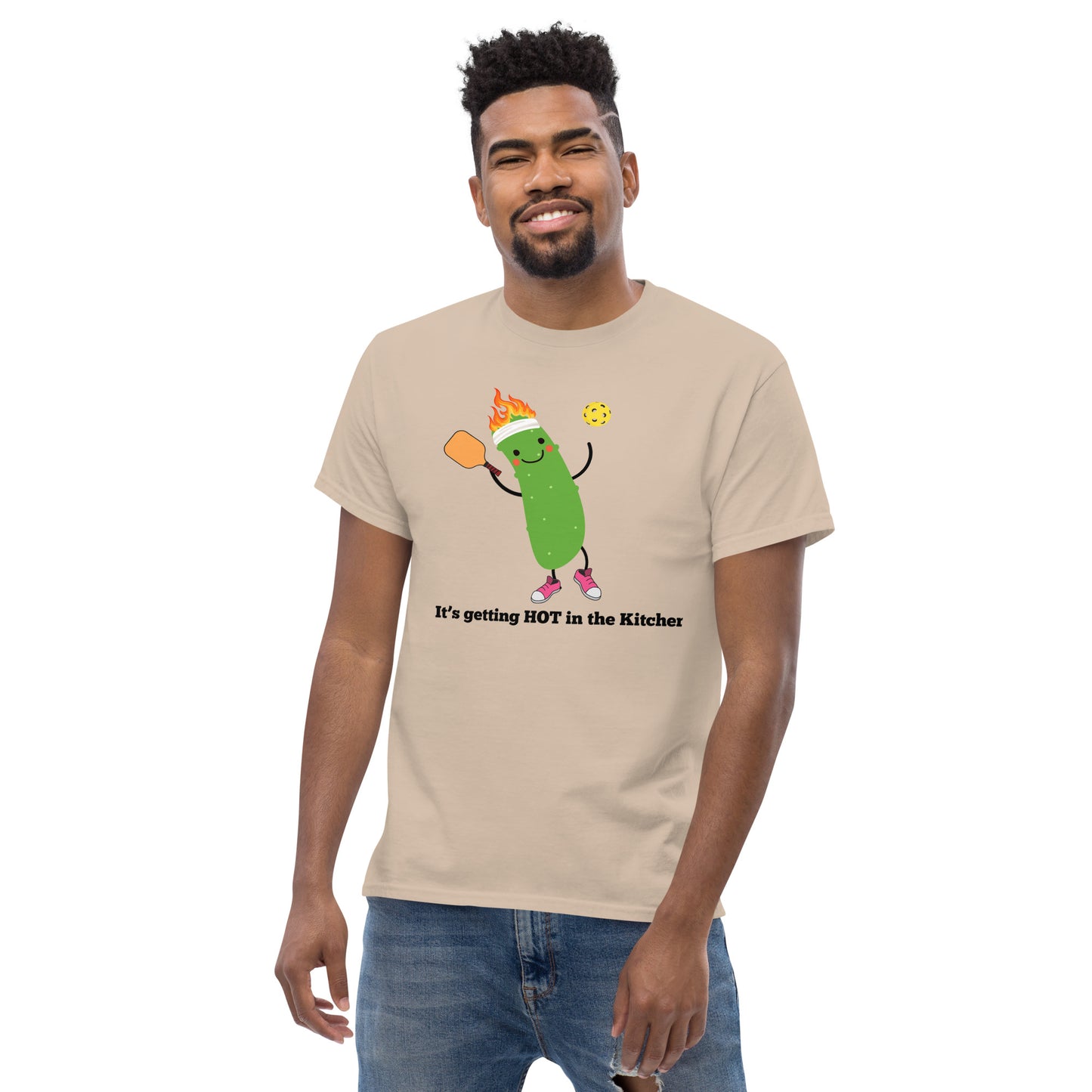 "It's Getting Hot in the Kitchen" Pickleball Men's Classic Tee