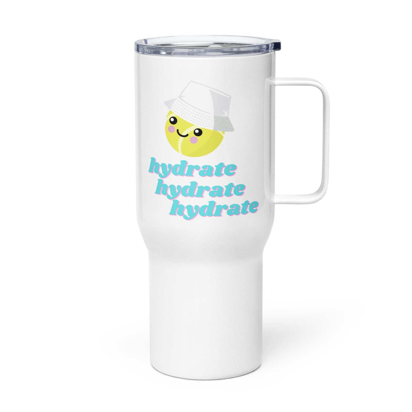 Courtney Travel mug with a handle