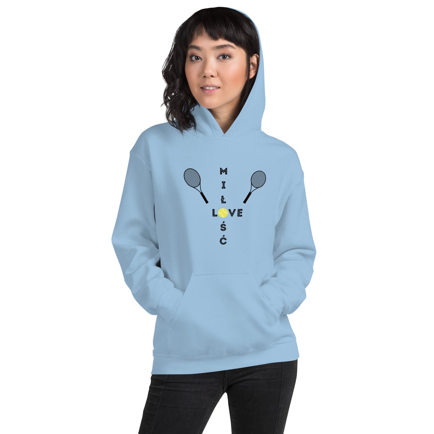 "Love - Miłość" Unisex Hoodie