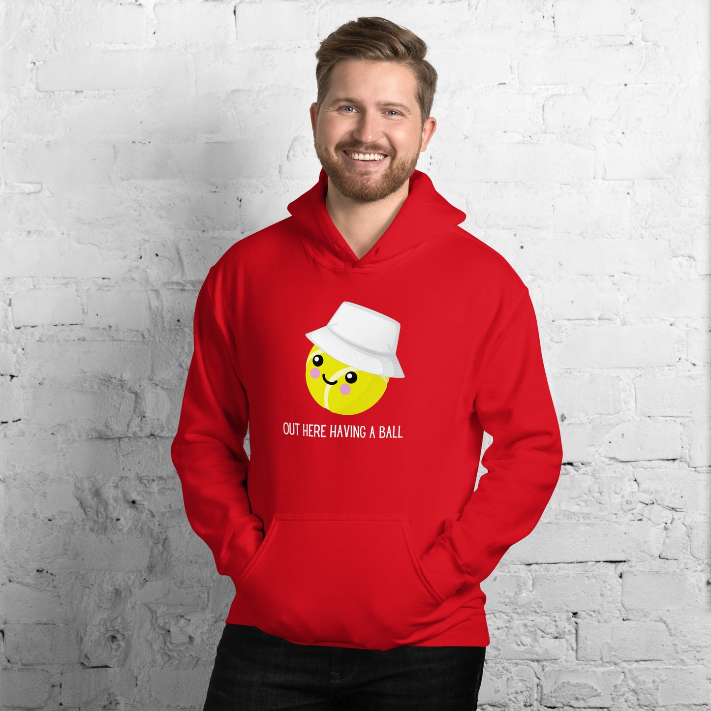 Courtney "Out Here Having A Ball" Unisex Hoodie (Light Text)