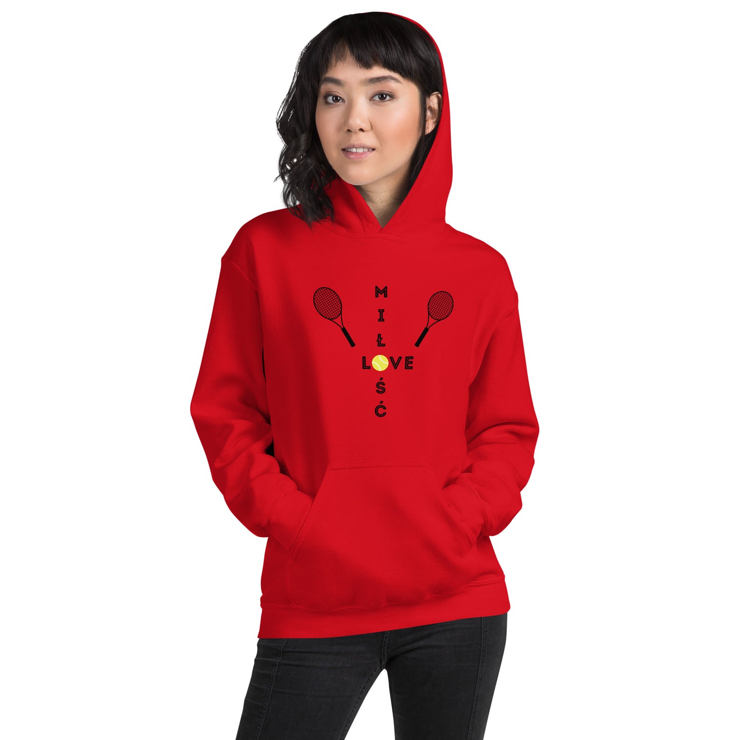 "Love - Miłość" Unisex Hoodie