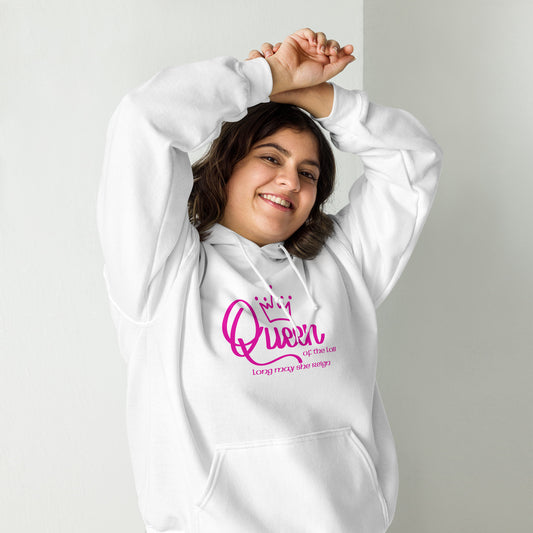 Sudadera con capucha unisex "Queen of the Lob - Long May She Reign"