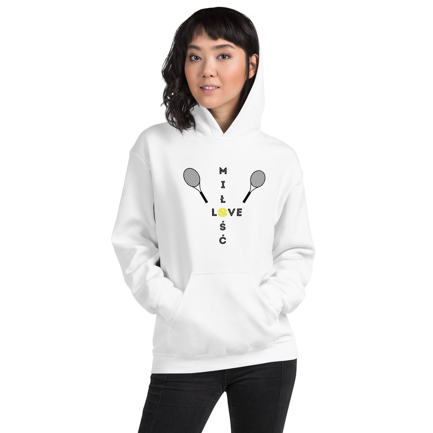 "Love - Miłość" Unisex Hoodie