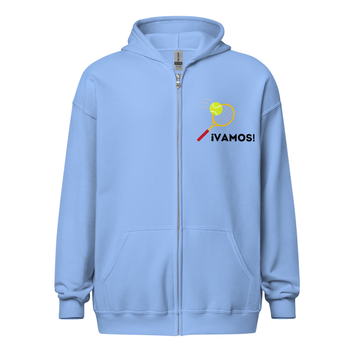 ¡Vamos! Unisex Heavy Blend Zip Hoodie (Let's Go! in Spanish)