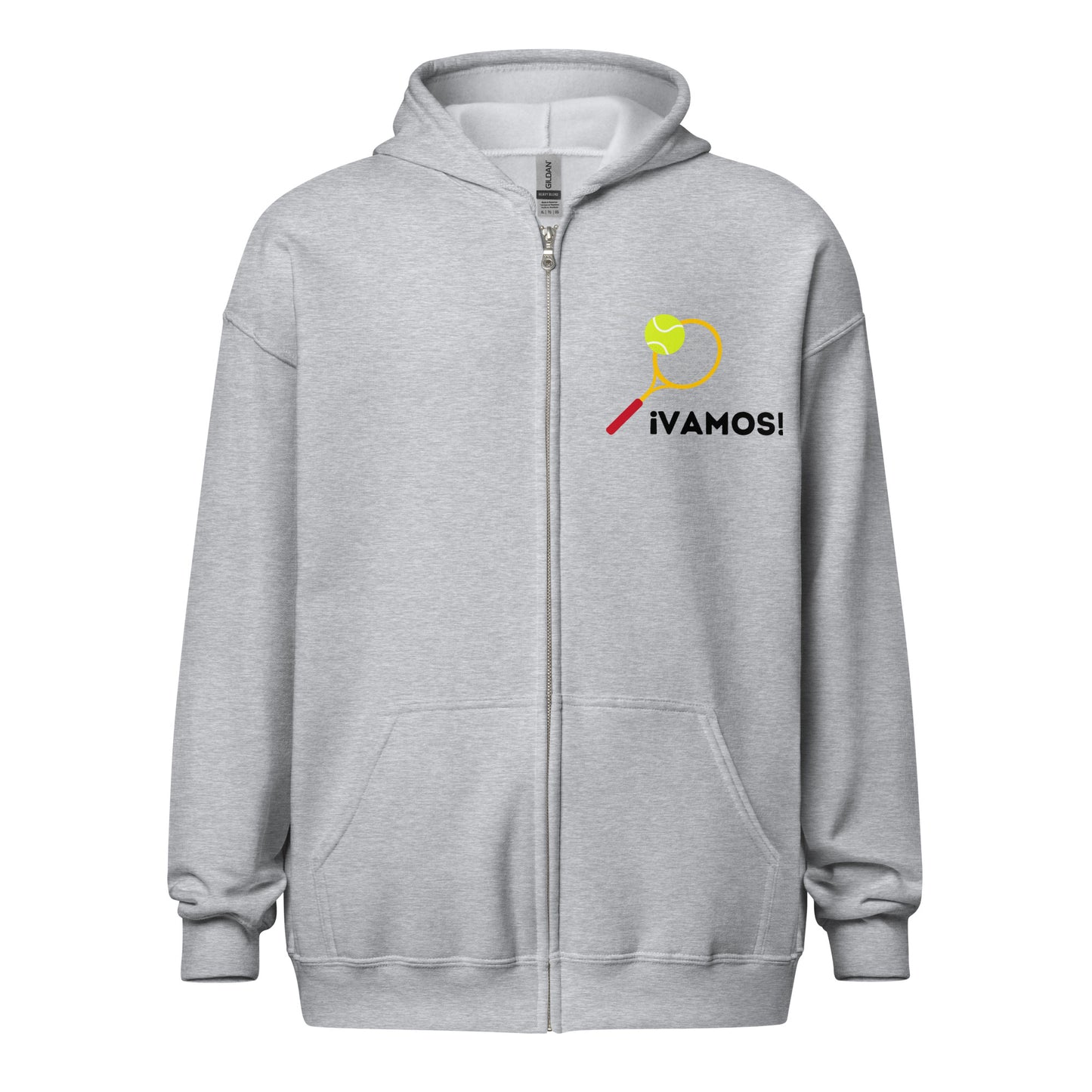 ¡Vamos! Unisex Heavy Blend Zip Hoodie (Let's Go! in Spanish)