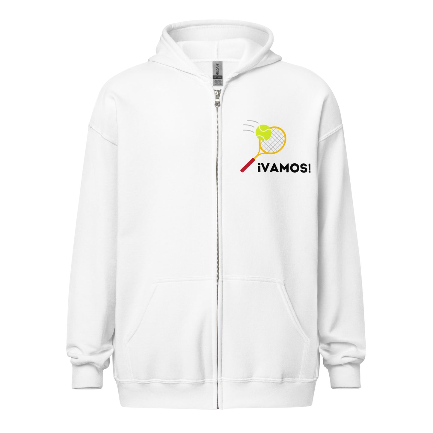 ¡Vamos! Unisex Heavy Blend Zip Hoodie (Let's Go! in Spanish)