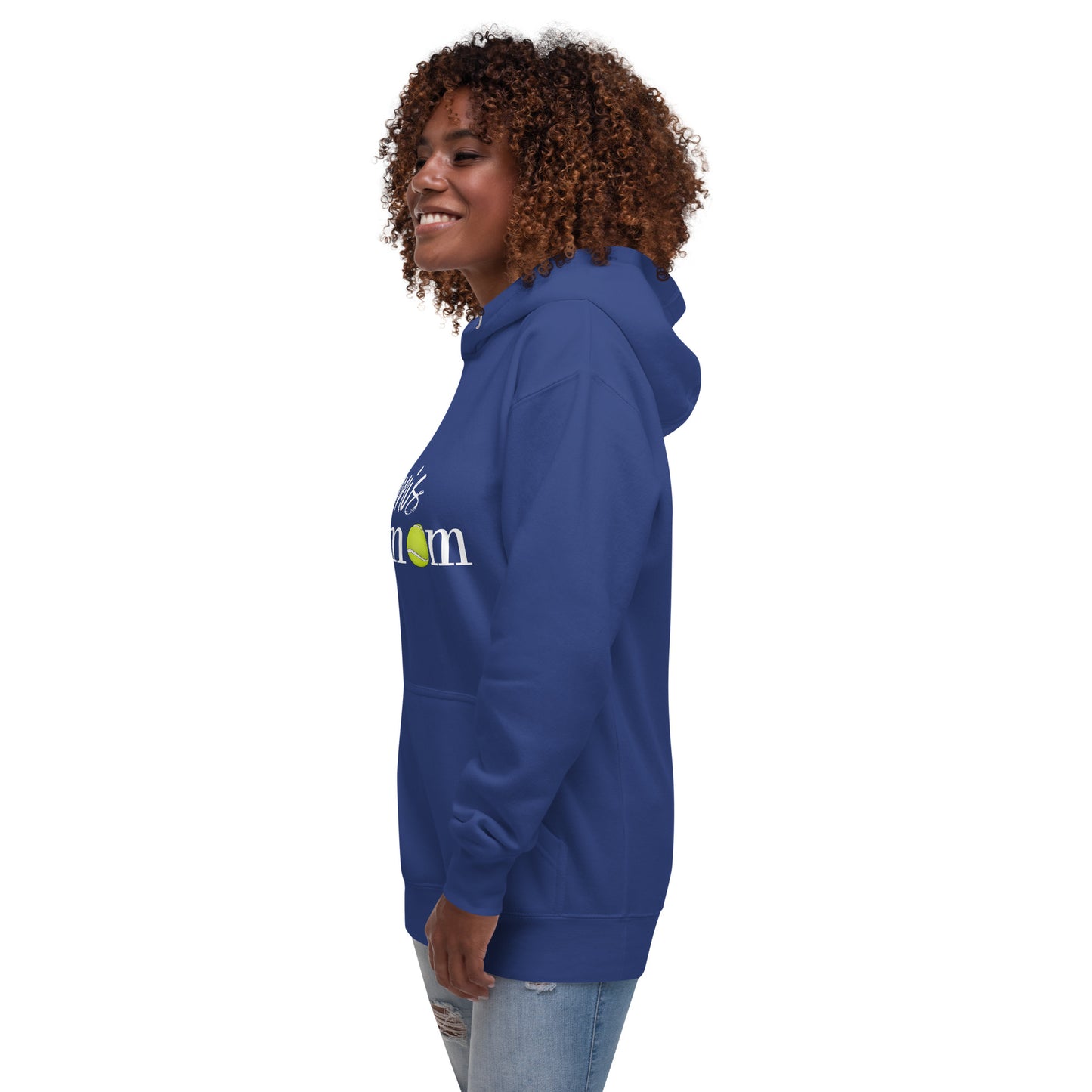 Sudadera con capucha unisex "Mamá del tenis"