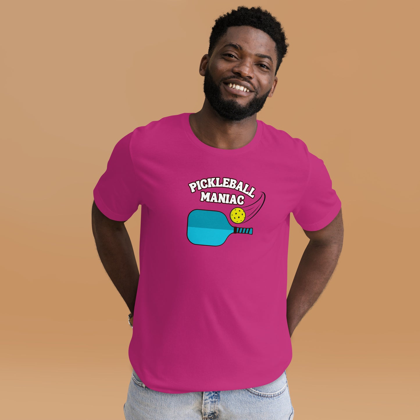 Pickleball Maniac Unisex t-shirt