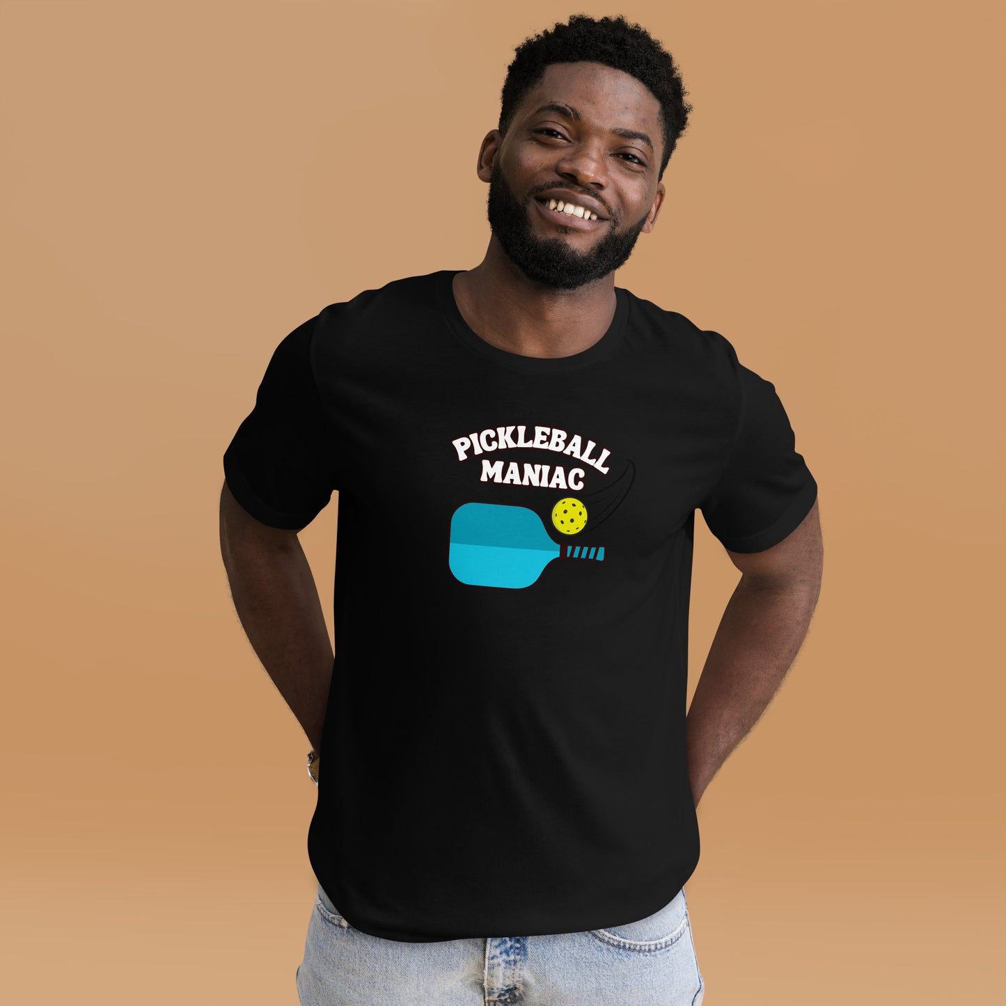 Pickleball Maniac T-shirt unisexe