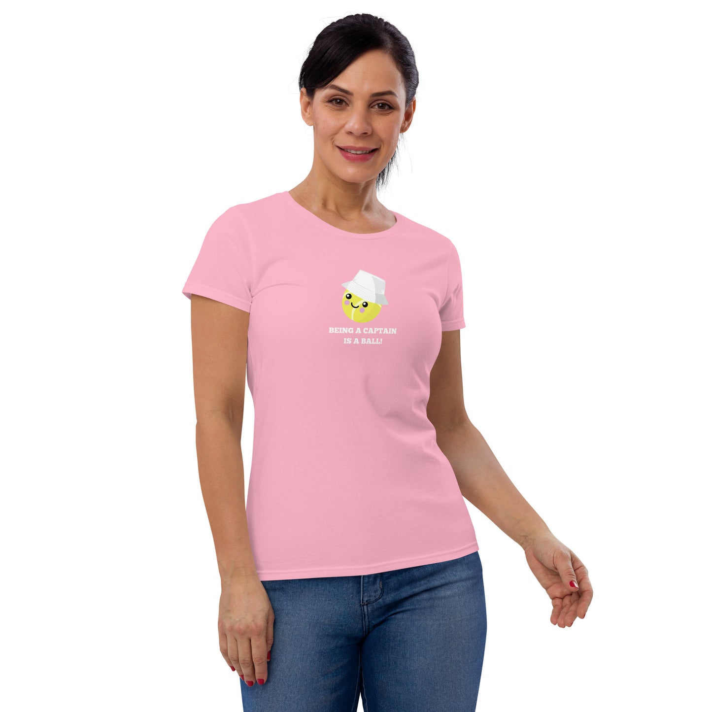 Being a Captain is a Ball Women's Fitted T-shirt