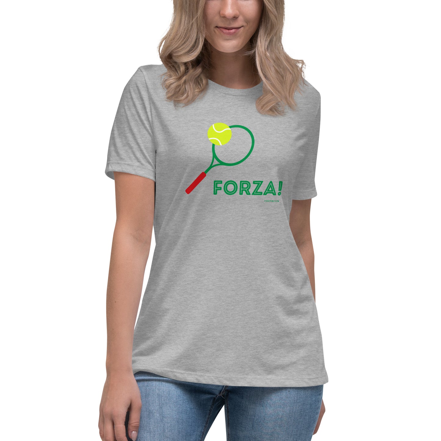 Forza! Women's T-Shirt (Let's Go! in Italian)