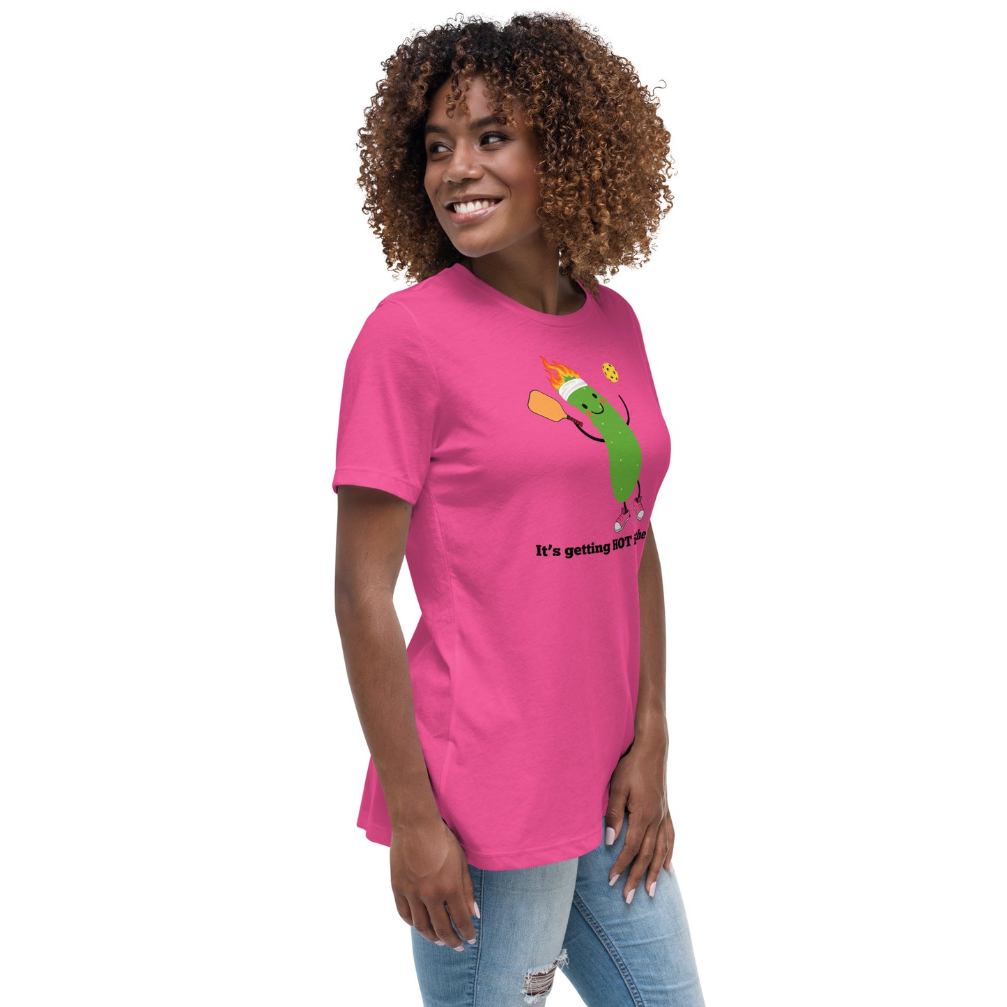 Pickleball "Il fait chaud dans la cuisine" T-shirt Femme