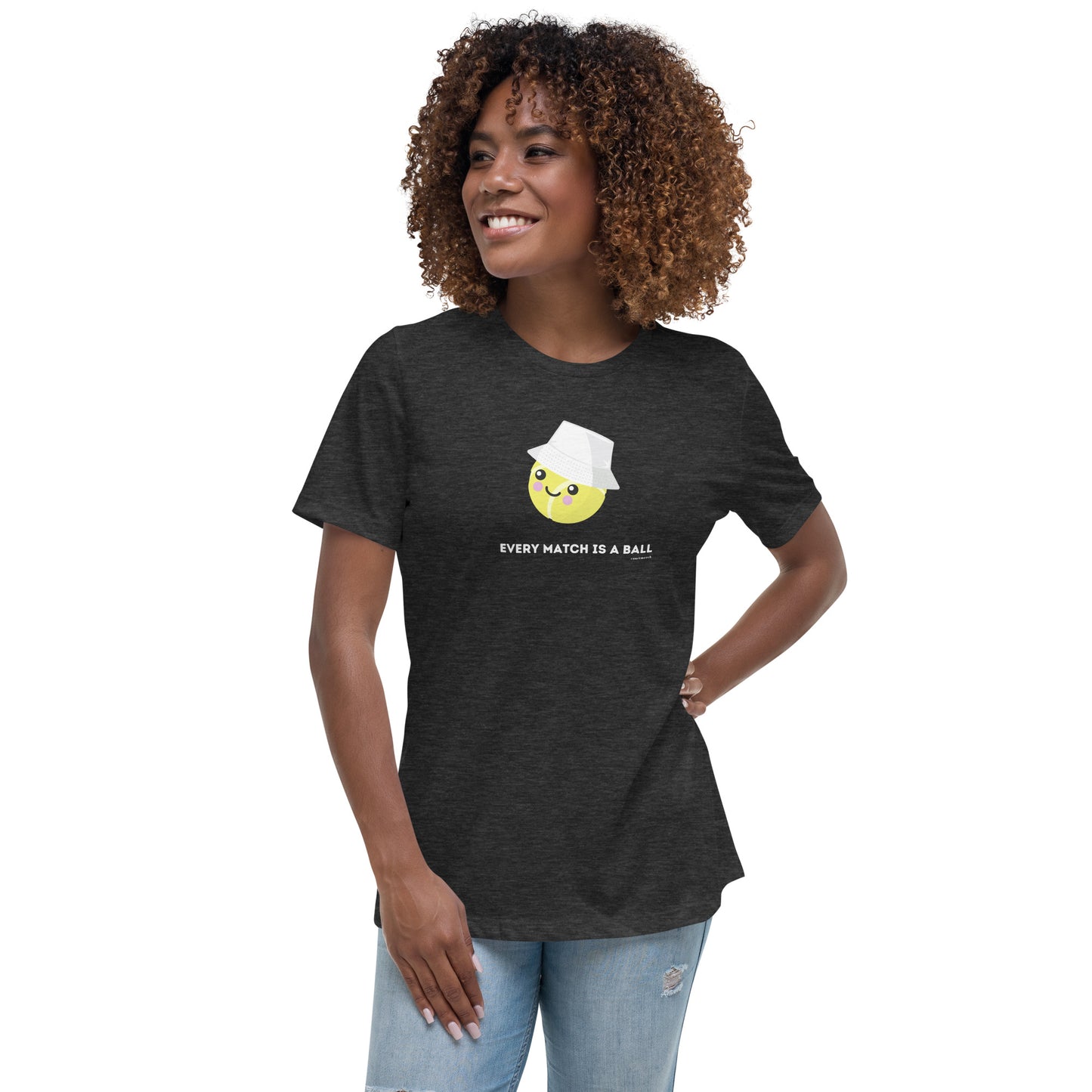 T-shirt Femme "Chaque match est un ballon"