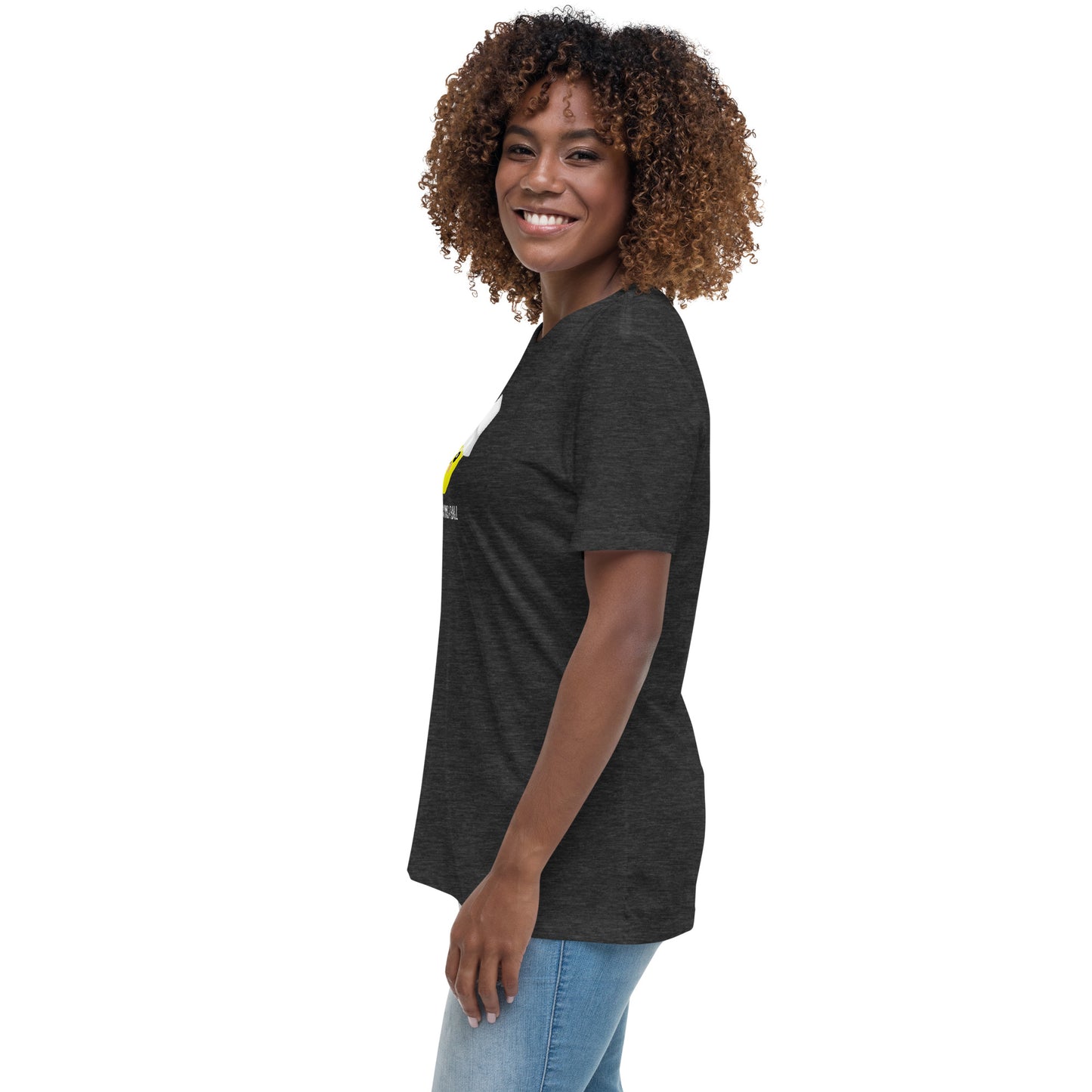 Courtney « Ici en train de s'amuser » T-shirt pour femme