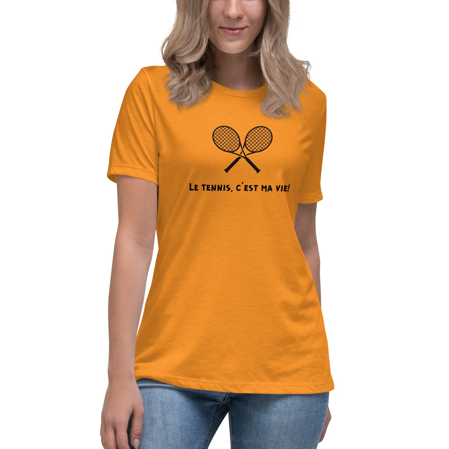 T-Shirt Femme "Le Tennis, C'est Ma Vie"