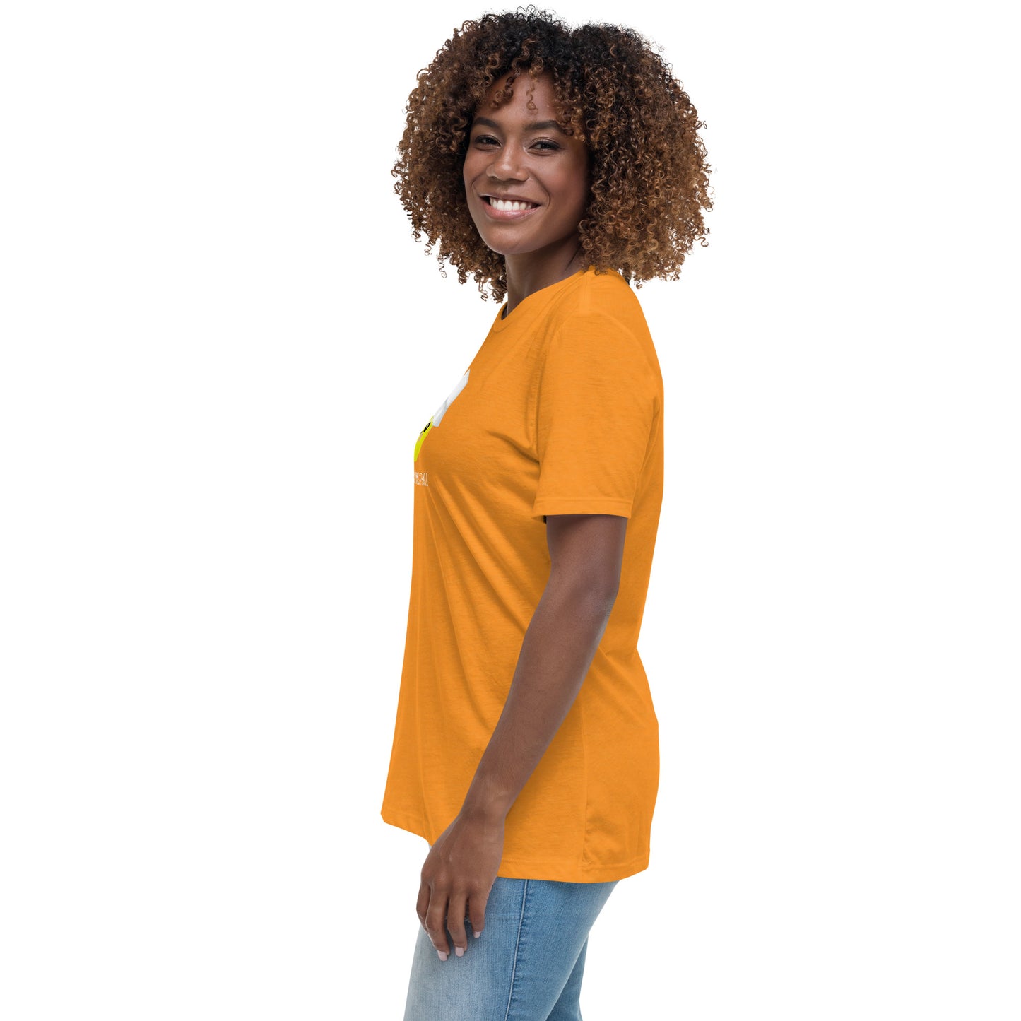 Courtney « Ici en train de s'amuser » T-shirt pour femme