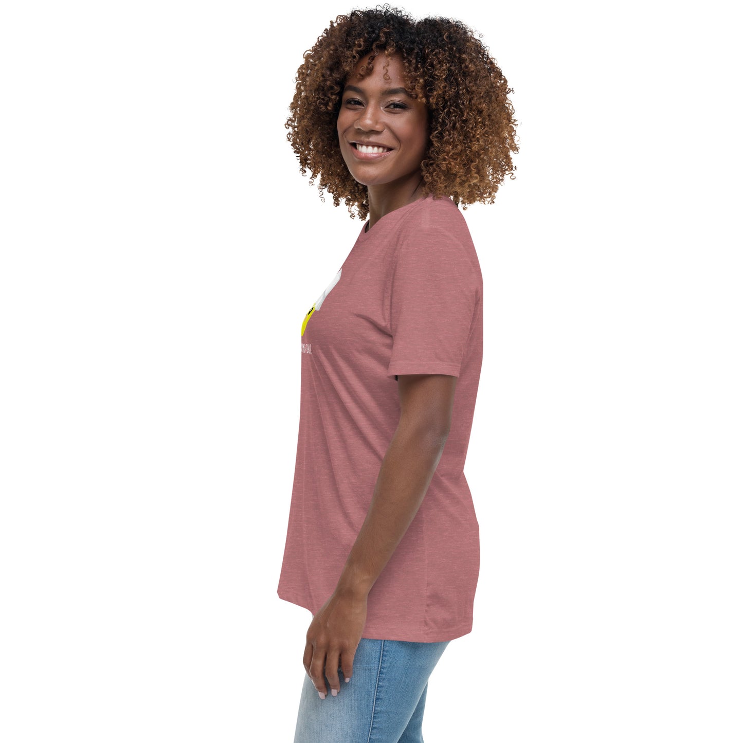 Courtney « Ici en train de s'amuser » T-shirt pour femme