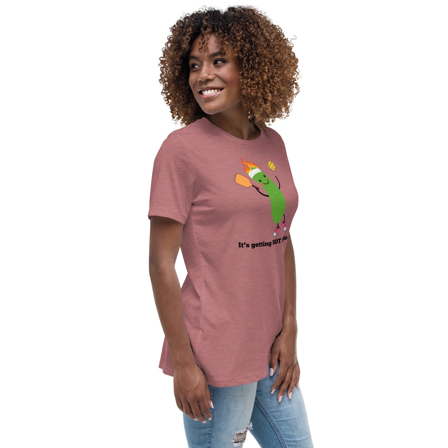 Pickleball "Il fait chaud dans la cuisine" T-shirt Femme