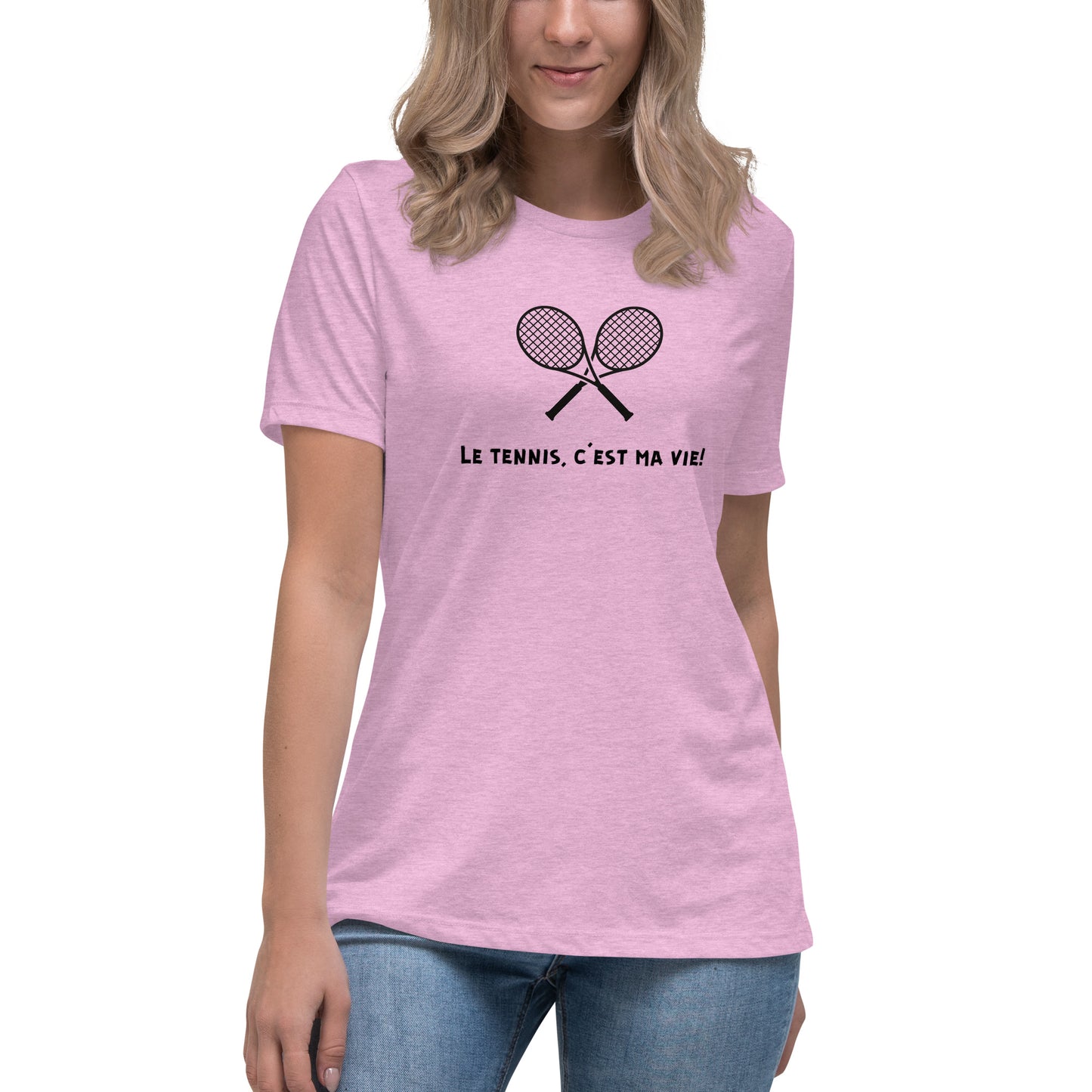 T-Shirt Femme "Le Tennis, C'est Ma Vie"