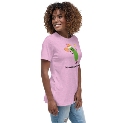 Camiseta de mujer Pickleball "Hace calor en la cocina"