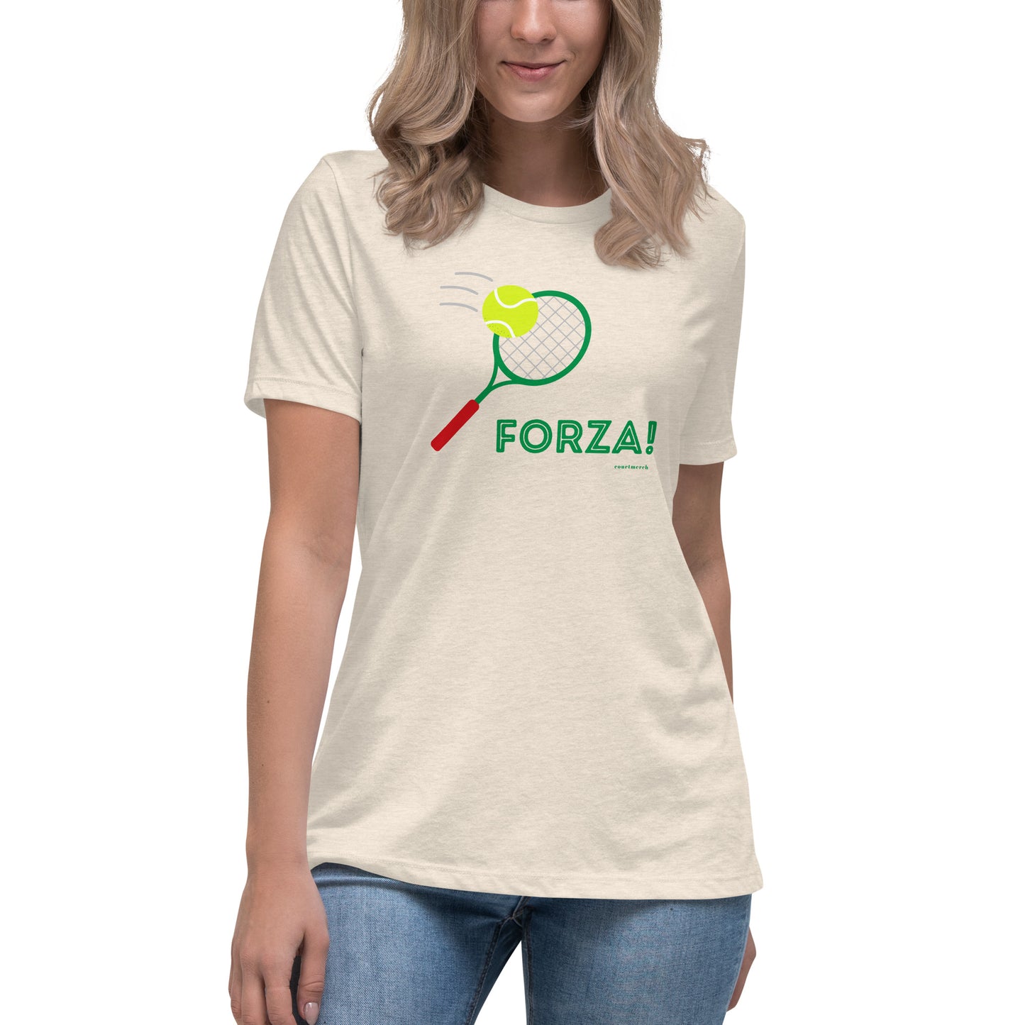 Forza! Women's T-Shirt (Let's Go! in Italian)